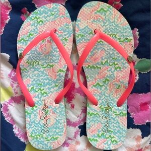Lilly Pulitzer Flip Flops